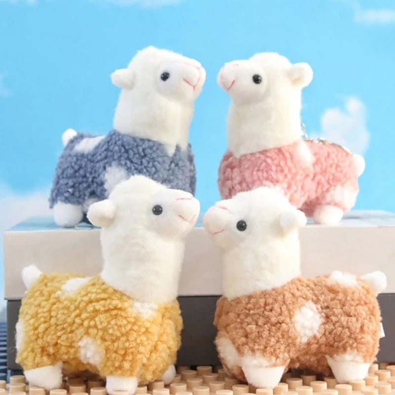 

Милые овечьи животные куклы брелок кукла новая милая Альпака плюшевая игрушка японская альпака мягкие милые брелки