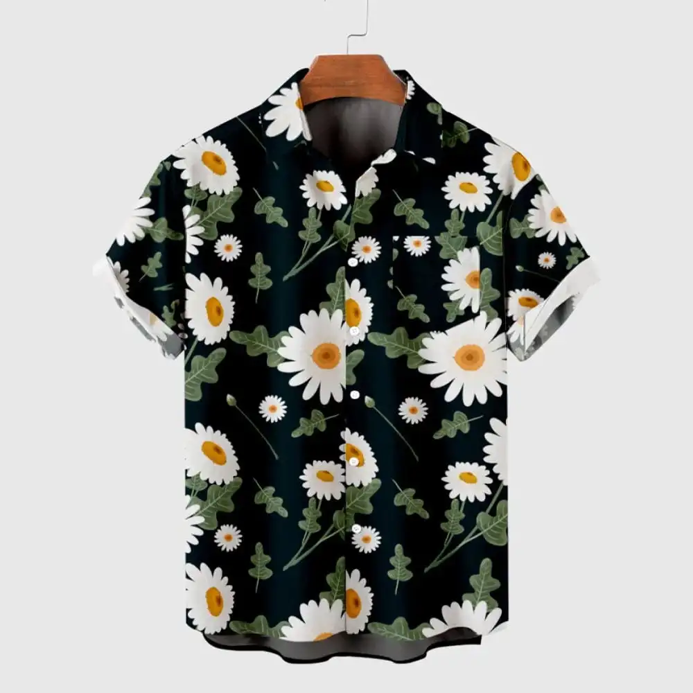 

Modern Pattern Printing Men's Short Sleeve Shirt hawaiian-shirt K6