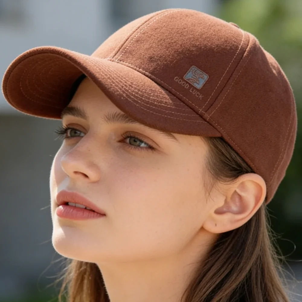 Unisex-Baseballmütze mit Hirsch-Stickerei, lässige Frühlings-/Herbstmütze für Männer und Frauen, Alltagskleidung, Outdoor-Mode-Kappen – Detail 4
