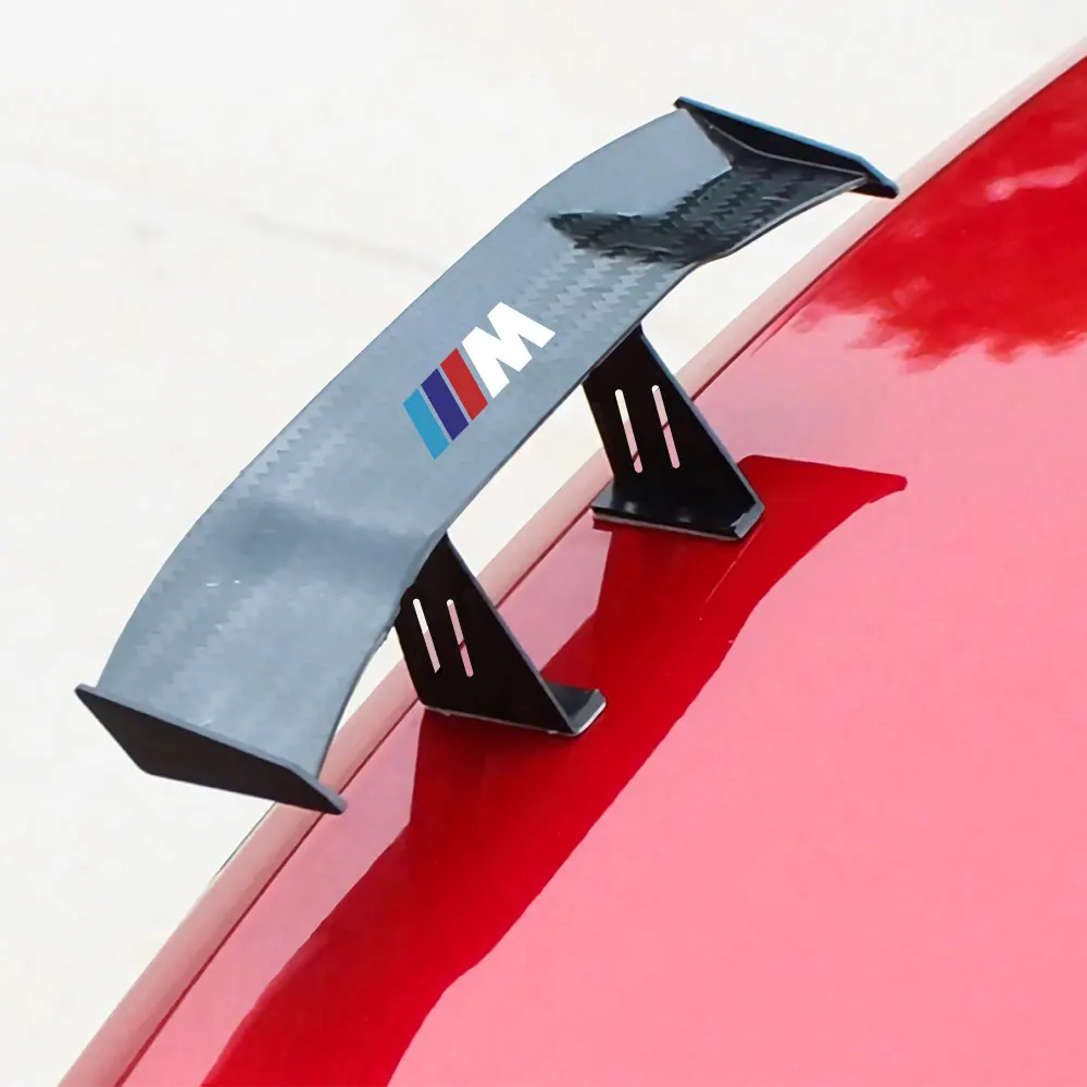 1 Pz Auto Piccola Coda Ala Nero Abs Mini Ala Posteriore Spoiler Auto Refitting Strumento Per M Performance M1 E46 E90 E60 F30 E39 F10 E87 E36
