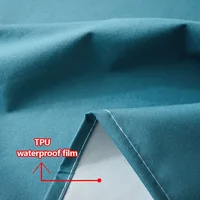 KDJEIKZ – drap de lit surdimensionné, imperméable, mat, prévention des Incontinences, coussin urinaire, housse de couvre-lit, anti-poussière, lavable, sans oreiller 5
