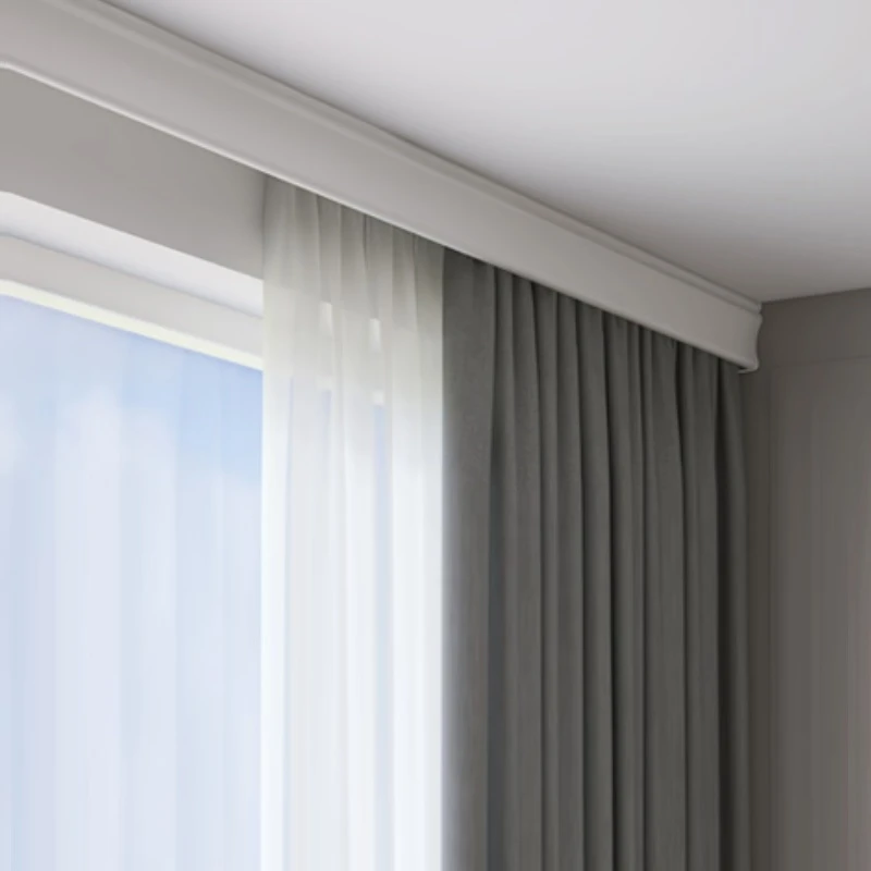 Curtain Pelmet Cassette Box Double Tracks Ceiling or Wall Mounting