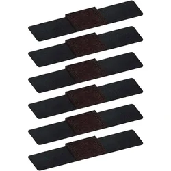 Furniture Felt Pads Wrap - Around Floor Protectors with Hook and Loop Fasteners for Hardwood Floors, 6 - Pack (6pcs)