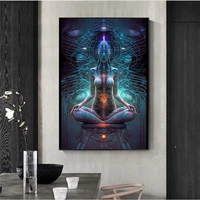1pc frameless Women From Dmt Realm Graceful Meditation Canvas Posters and Prints Living Room Bedroom Wall Art Home Decor Cuadros - Image 3