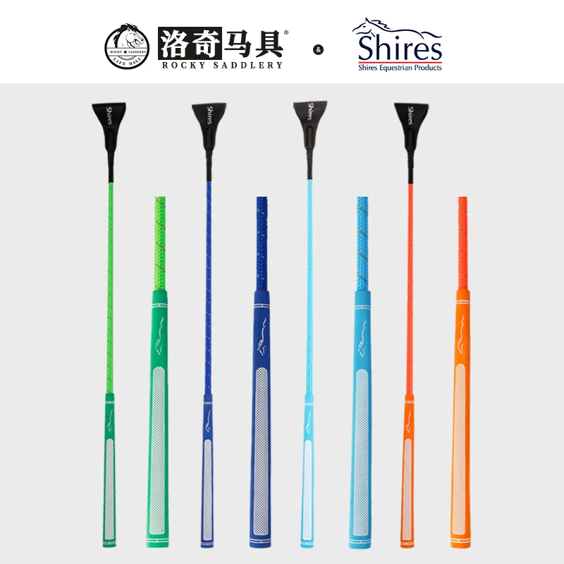 Good Quality Riding Horse Crops Equestrian Whip Orange Color Rubber handle whip woman riding horse sports tools man horse whip