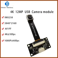 IMX258  CMOS   3840 x 2160 4K 12MP AF 75°/135° High Speed USB2.0 USB Camera Module 30FPS MJPEG, YUY2 1