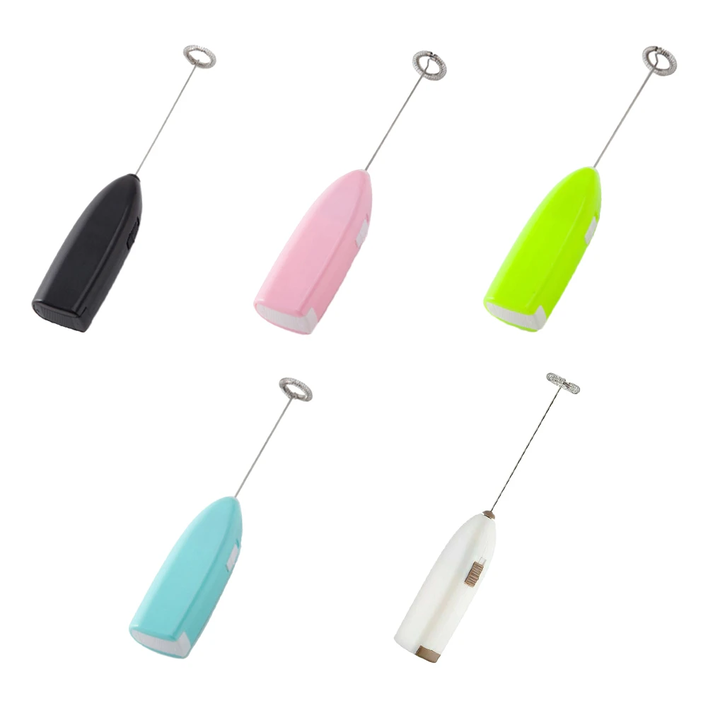 Mini Coffee Mixer Stainless Steel Electric Milk Frother Blender Handheld Milk Foam Maker Portable Convenient for Kitchen Gadgets