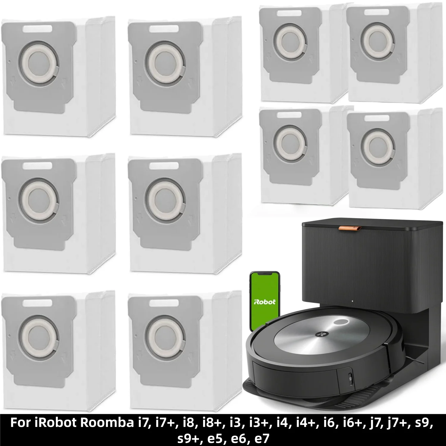 Вакуумные мешки для iRobot Roomba i/j/s серий, обзор, отзывы, характеристики, купить