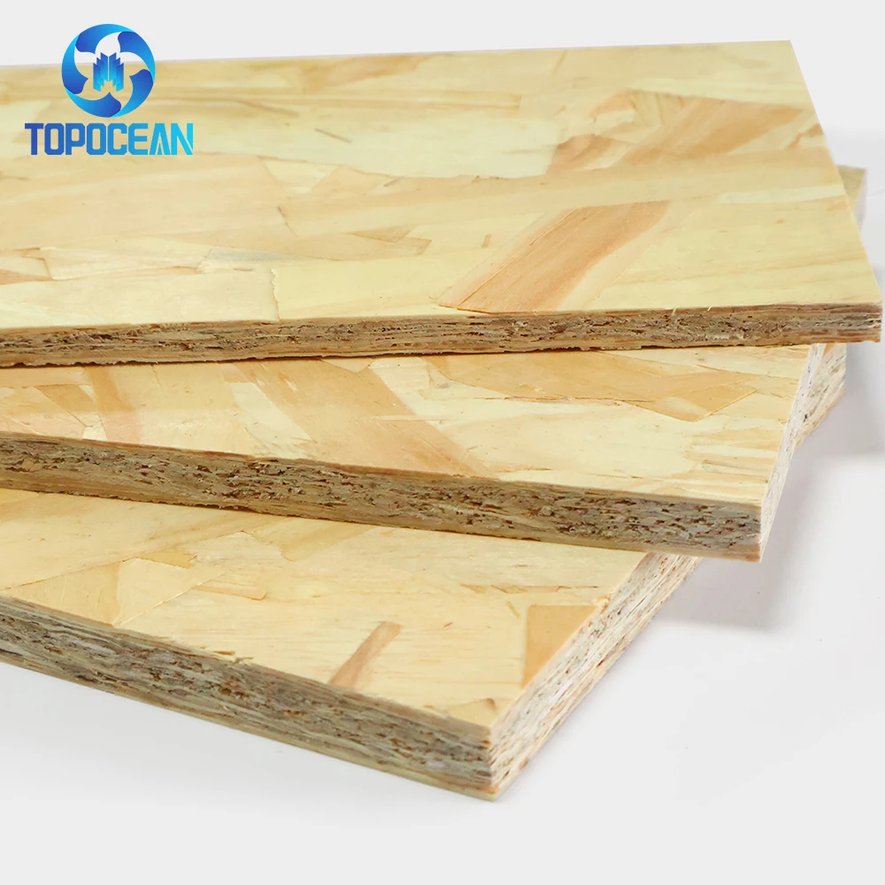 토포션 강력한 못 고정력 1220 * 2440 OSB 3 22mm 8x4 시트 18mm OSB3 OSB4 목재 파티클보드