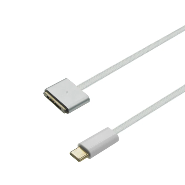 맥북 프로 에어 13, 14, 16, M1, M2, A2779, A2452, A2780, A2681, A2442 용, 맥세이프 * 3 충전기 케이블 코드, 100% 정품 마그네틱 USB-C