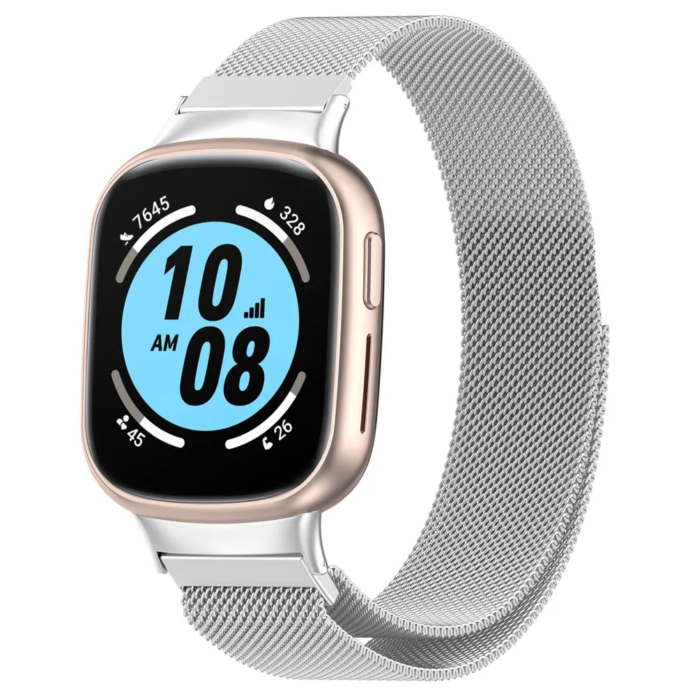 Milan Magnetic Loop Watchband For Huawei Honor Watch 4 Smart Wristband Replacement Bracelet For Watch4 TMA-L19 Metal Wrist Strap
