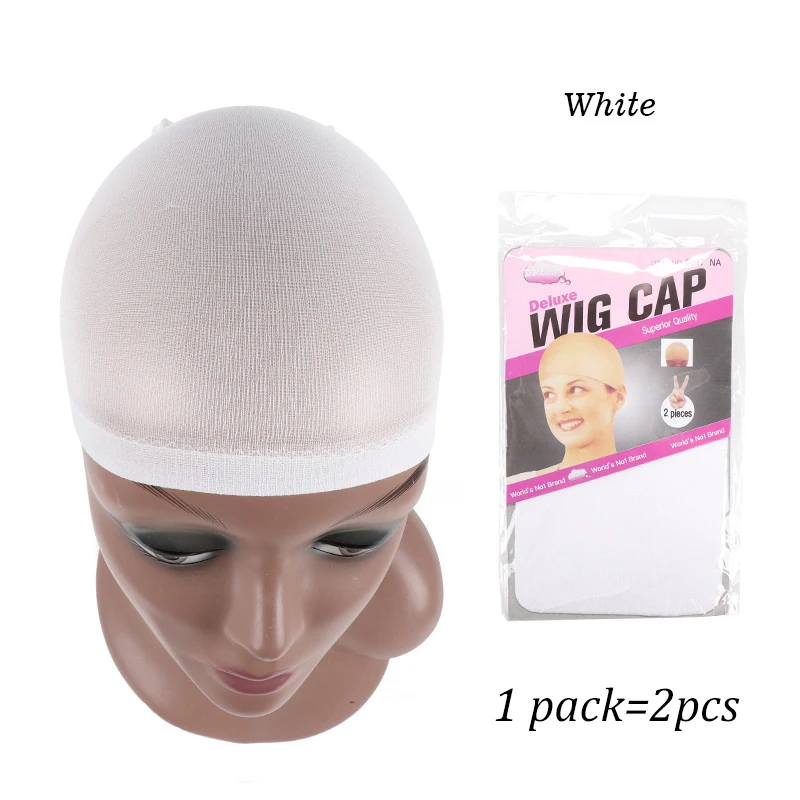 أعلى تخزين غطاء شعر مستعار شبكة الشعر لنسج 2 قطعة شبكات شعر مستعار أسود براون تمتد شبكة غطاء شعر مستعار لصنع الباروكات حجم الحرة