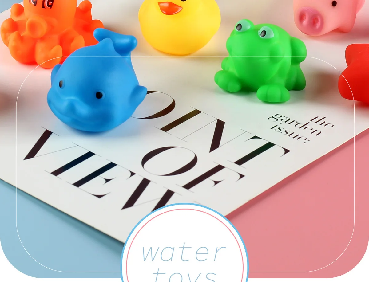 Pinch and call toys for children to take a shower, play with water, swim, and play with water — view 5