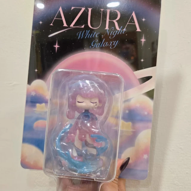 AZURA White Moon Agel Doll Figure Toy Pink Blue Fantasy Elf