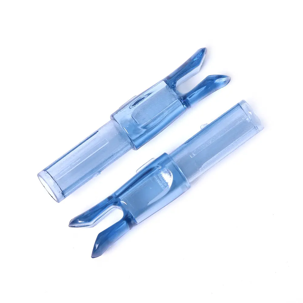 24pcs Linkboy Archery Rapid Shooting Archery Nocks Wide Open Angle Arrow End Y Nock ID 6.2mm Shaft DIY Accessory