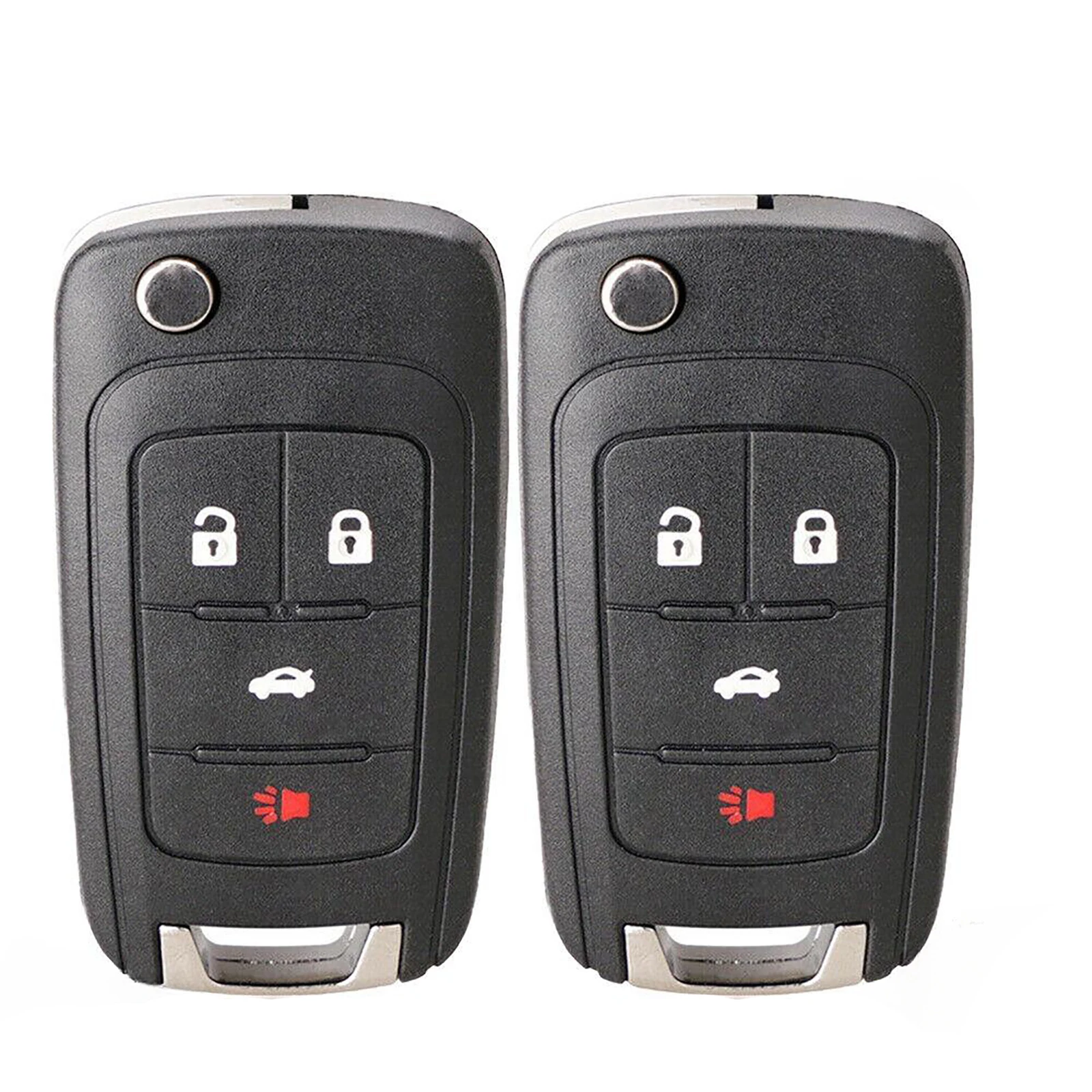 

2Pcs 315MHz Car Remote Key Fob 4 Buttons Replacement For Chevrolet For GMC For Buick Auto Accessories FCC ID OHT01060512 Key Fob