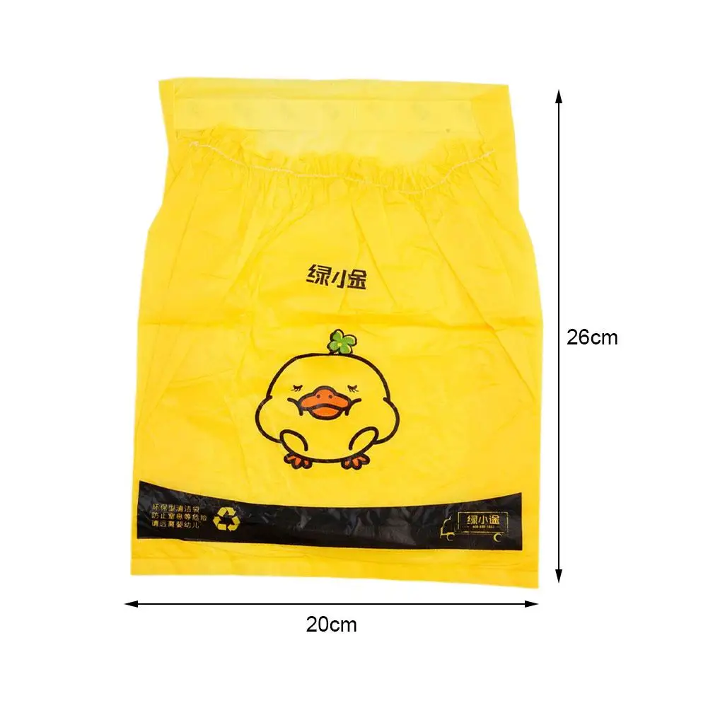 15pcs Adhesive Car Trash Bag Disposable Car Interior Hanging Multi-Functional Clean Bag Small Plastic Garbage Bin
