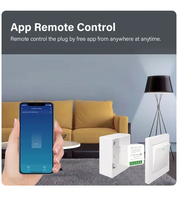 16A Mini Wifi DIY Light Switches Module 2-way Control Work With Tuya Smart Life Alexa Alice Google Home 5