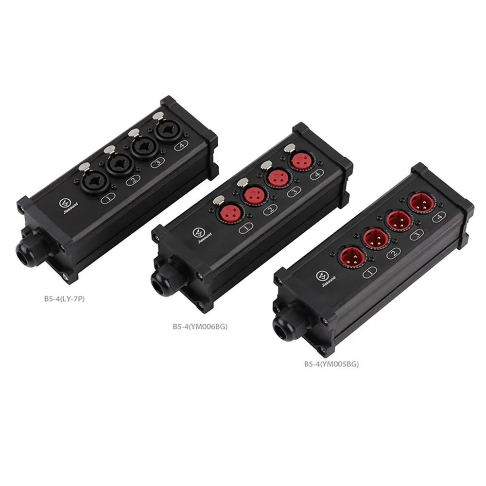 Jiasound B5 Multi-Channel Mobile Signal Junction Box Cable Junction Box Audio Multi-Core Cable Stage