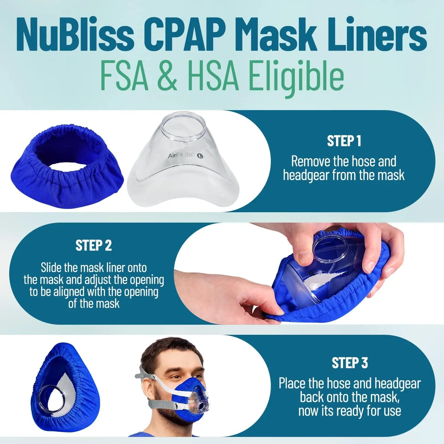 Masques Chirurgicaux Type IIR Bleu 3 Paquets - Lot de 50
