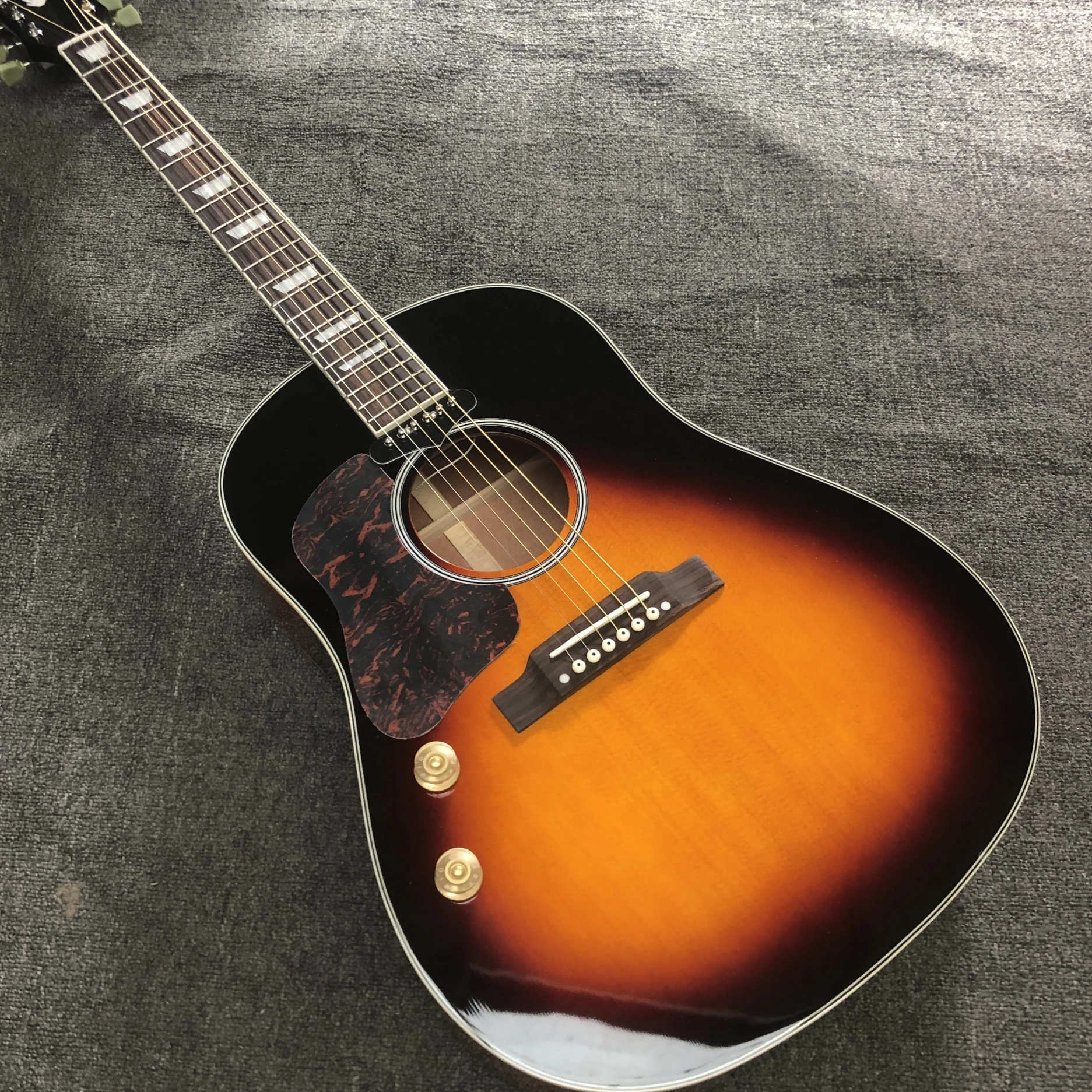 sunburstJohnLennonleftyJ160eelectricacousticguitarlefthandede