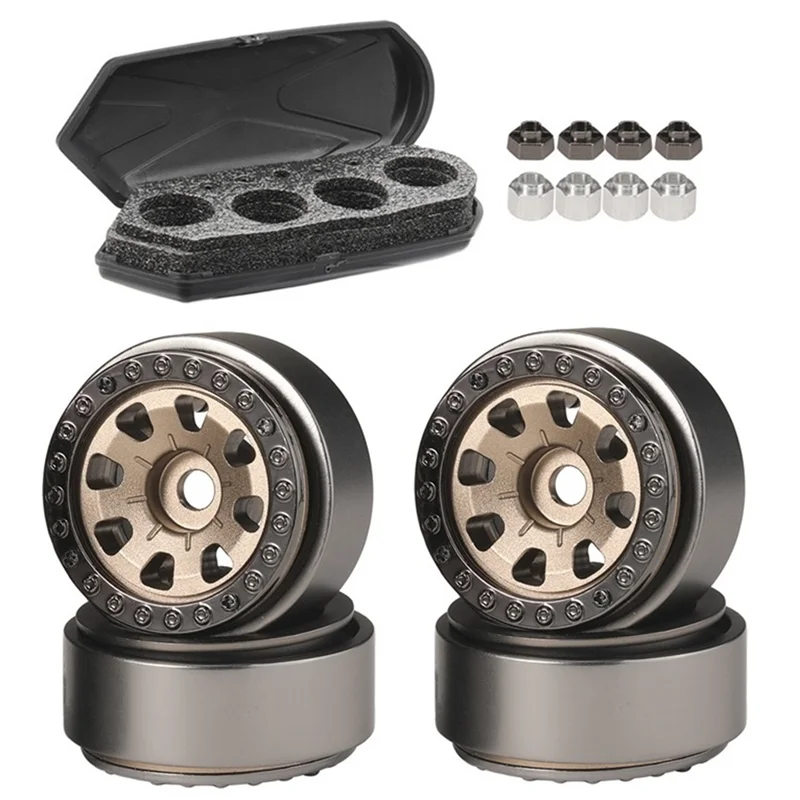 

4 шт., металлическая Ступица колеса 96G 1,0 для Axial SCX24 AX24 Traxxas TRX4M FMS FCX24 1/18 1/24, детали для радиоуправляемого гусеничного автомобиля, B