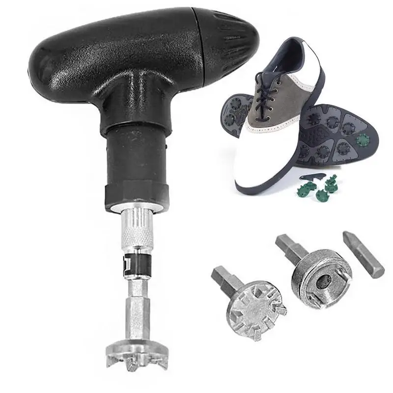 

Golf Wrench Golf Shoe Spikes Removal Tool Triple Insertion Adjustable Switch For Golf Lover Golf Activity Golf Club