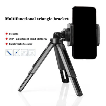 Nuovo mini treppiede portatile estensibile da tavolo per smartphone, supporto per cellulare, selfie stick, supporto per telefono per video live e selfie