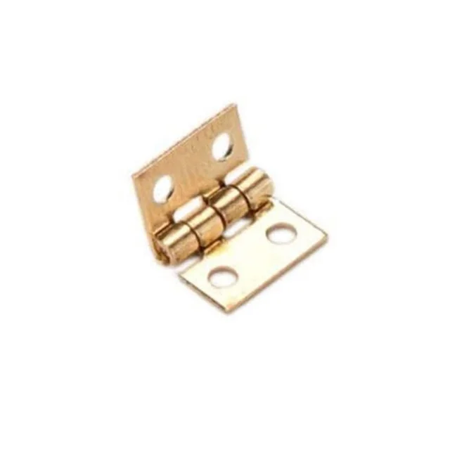 50pcs Mini Metal Hinge Furniture Hinges Doors Cabinet Brass Hinges Jewelry Wooden Boxes Luggage Hinges Home Hardware 2