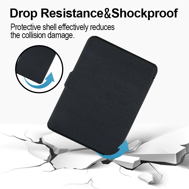 Shockproof Smart Folio Cover PU Leather N249 Funda for KoBo Clara