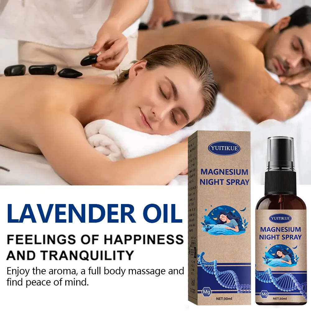 Magnesium Night Spray - Fast absorbing, long-lasting hydration, all light beige types - Moisturizing spray