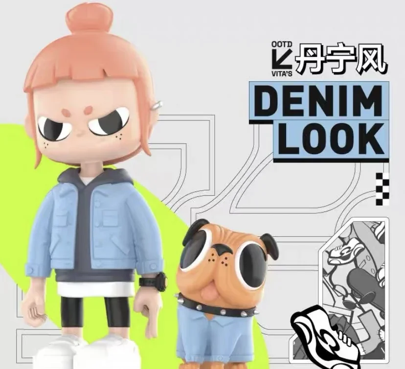 thumbnail image 1 of POP MART Vita's OOTD Series Blind Box Toys Guess Bag Mystery Box Mistery Caixa Action Figure Surpresa Cute Model Birthday, 1 of 5