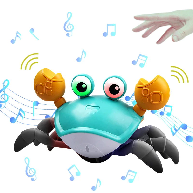 Crawling Crab Baby Toy Crawling Interactive Electronic Pet Crab Crab Crawl Baby