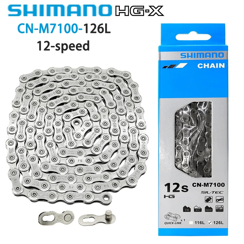 SHIMANO DEORE XT HG Bike Chains 8/9/10/11/12 Speed HG53 HG54 HG601 HG701 HG901 M8100 M7100 M9100 For MTB Mountain Bicycle Chain bicycle chains bicycle chain