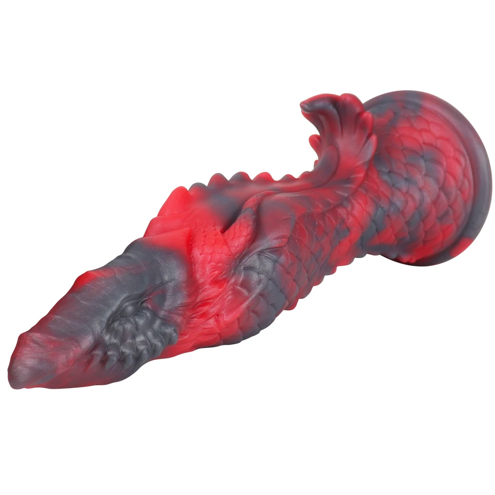 Dragon Monster Riesige Silikondildos mit Saugnapf, Analdildo, Umschnalldildo, Masturbator für Erwachsene_voghion.com