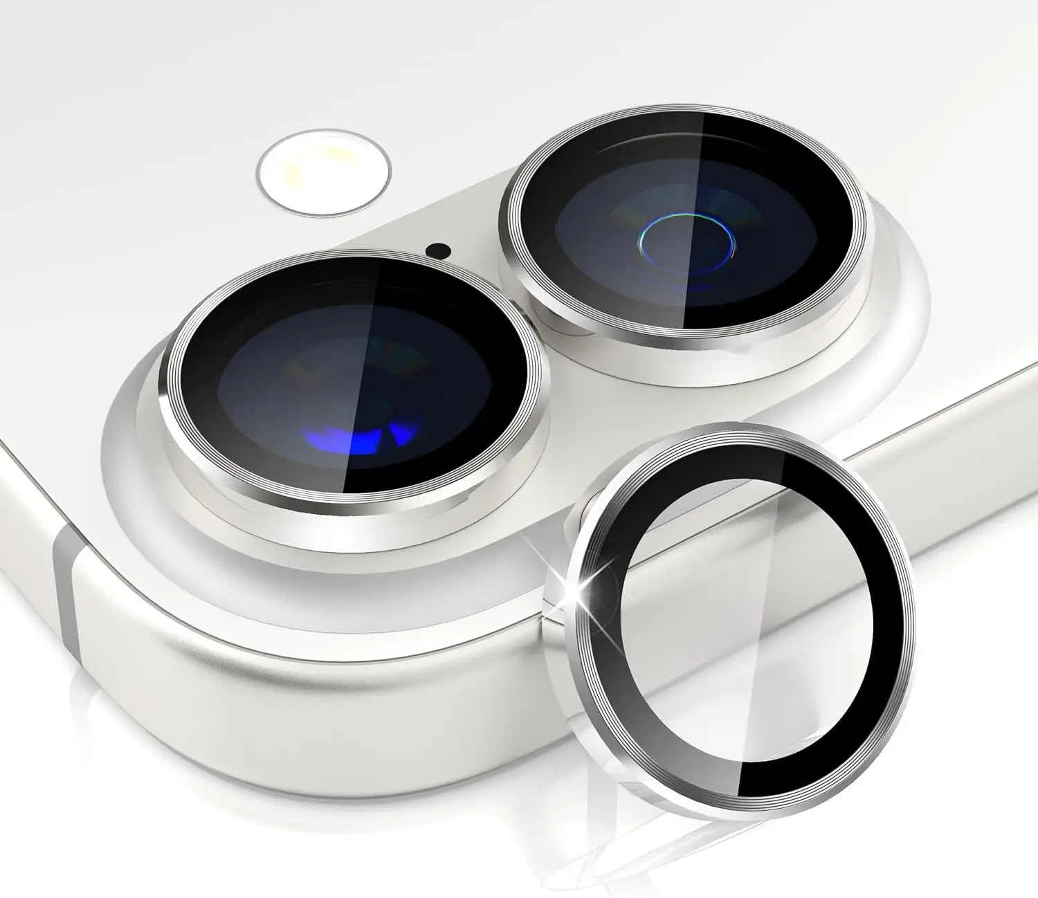 Bling Glitter Ultra-HD Tempered Glass Camera Lens Protector