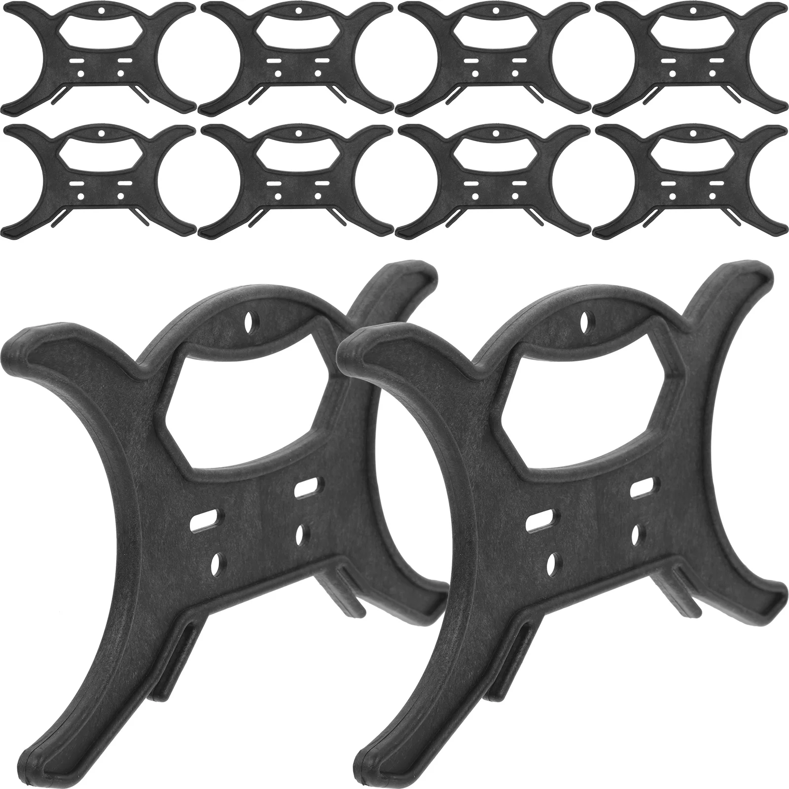 8 Pcs Wire Rope Winder Household Organizer Christmas Cord Holder for Light Black Home Storage Cable