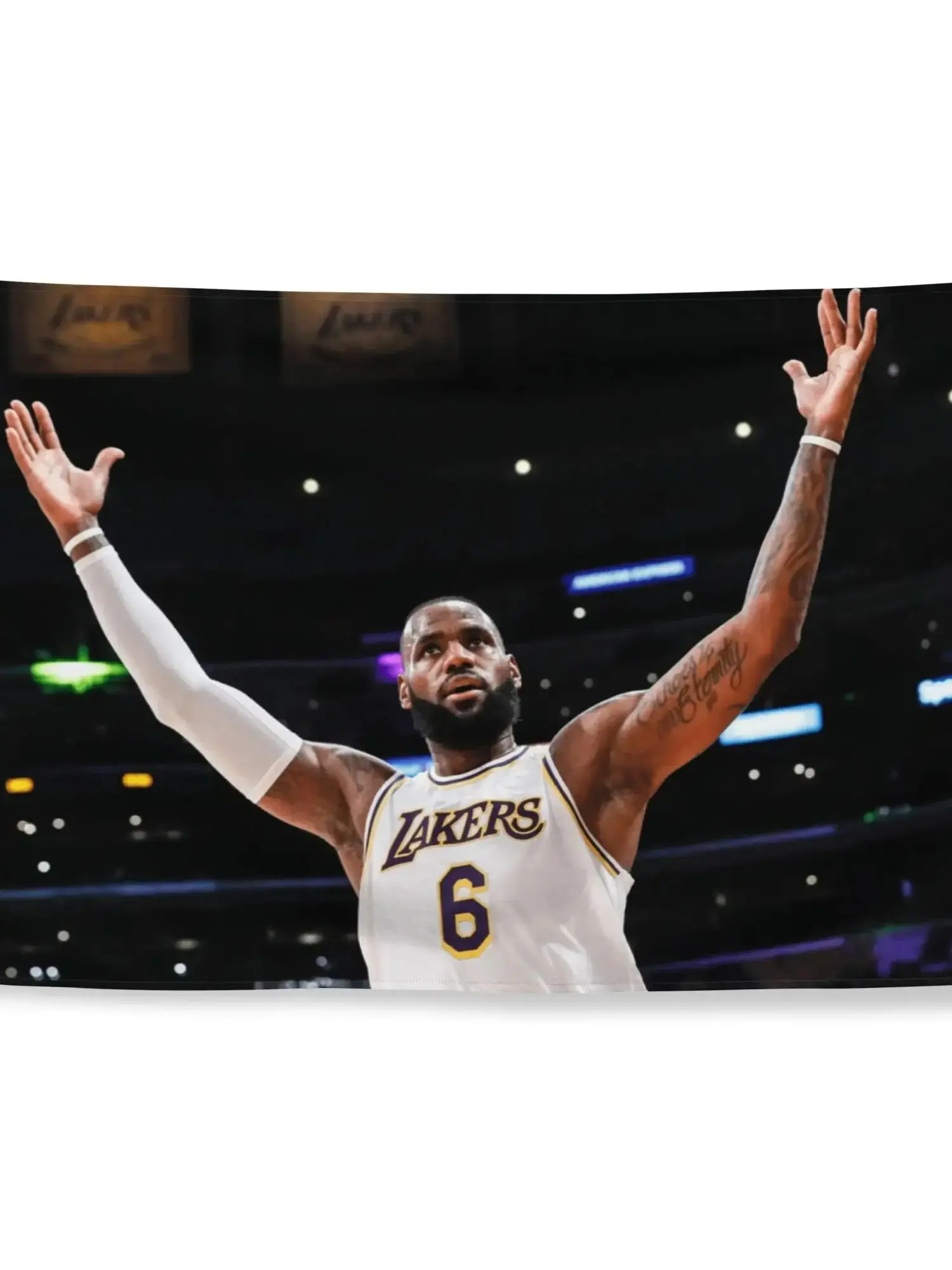 Lebron James Flag College Dorm Tapestry Wall Hanging Funny