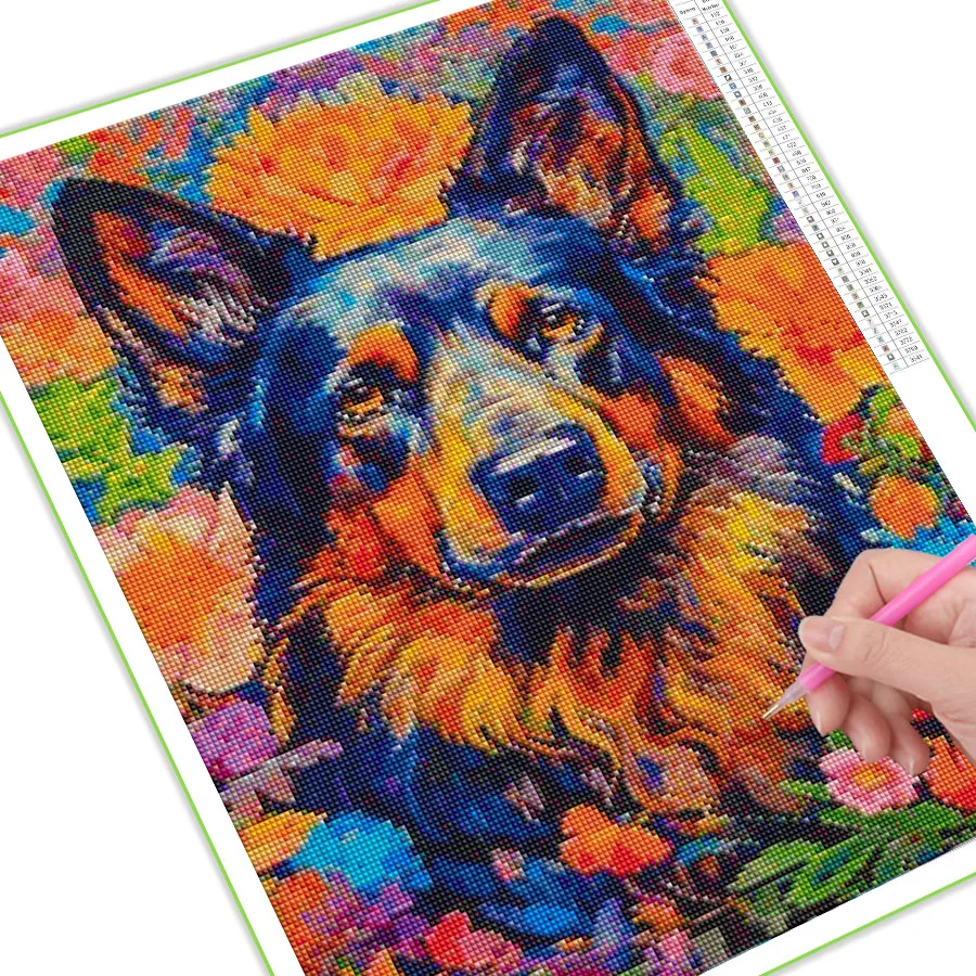 Diamond Painting Dog And Cat Diy Full Mosaic Cross Stitch Arts