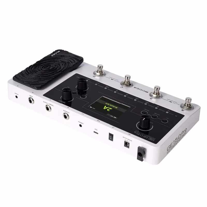 Sde3c55f1251a4680bacc78d63d6eef5et MOOER Multi Effects Guitar Pedal GE150 Pro Guitar Amp Modelling with 4 Footswitches IR Loader Guitar Accessories