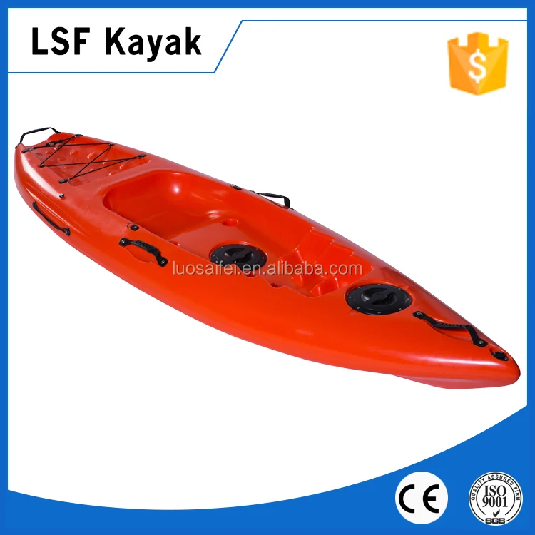 LSF LLDPE Kayak 2.6m Small Plastic Fishing Lure Kayaks Satbilizer Pick Up At The Port