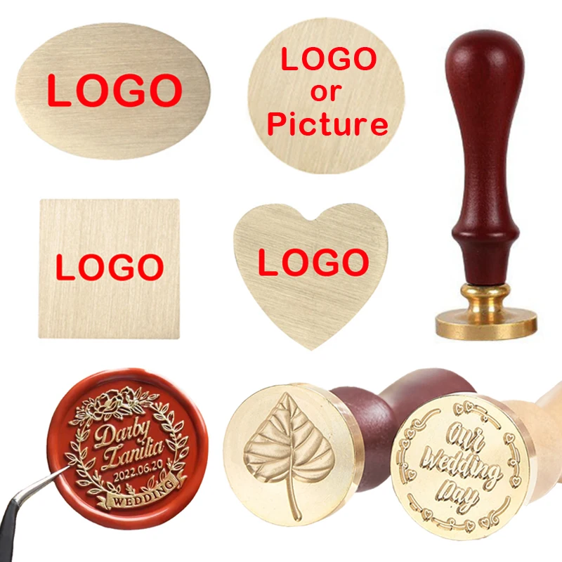 Seal Wax Personalized Wedding Party Name Initials Wax Seal DIY Scrapbook Envelop Gift