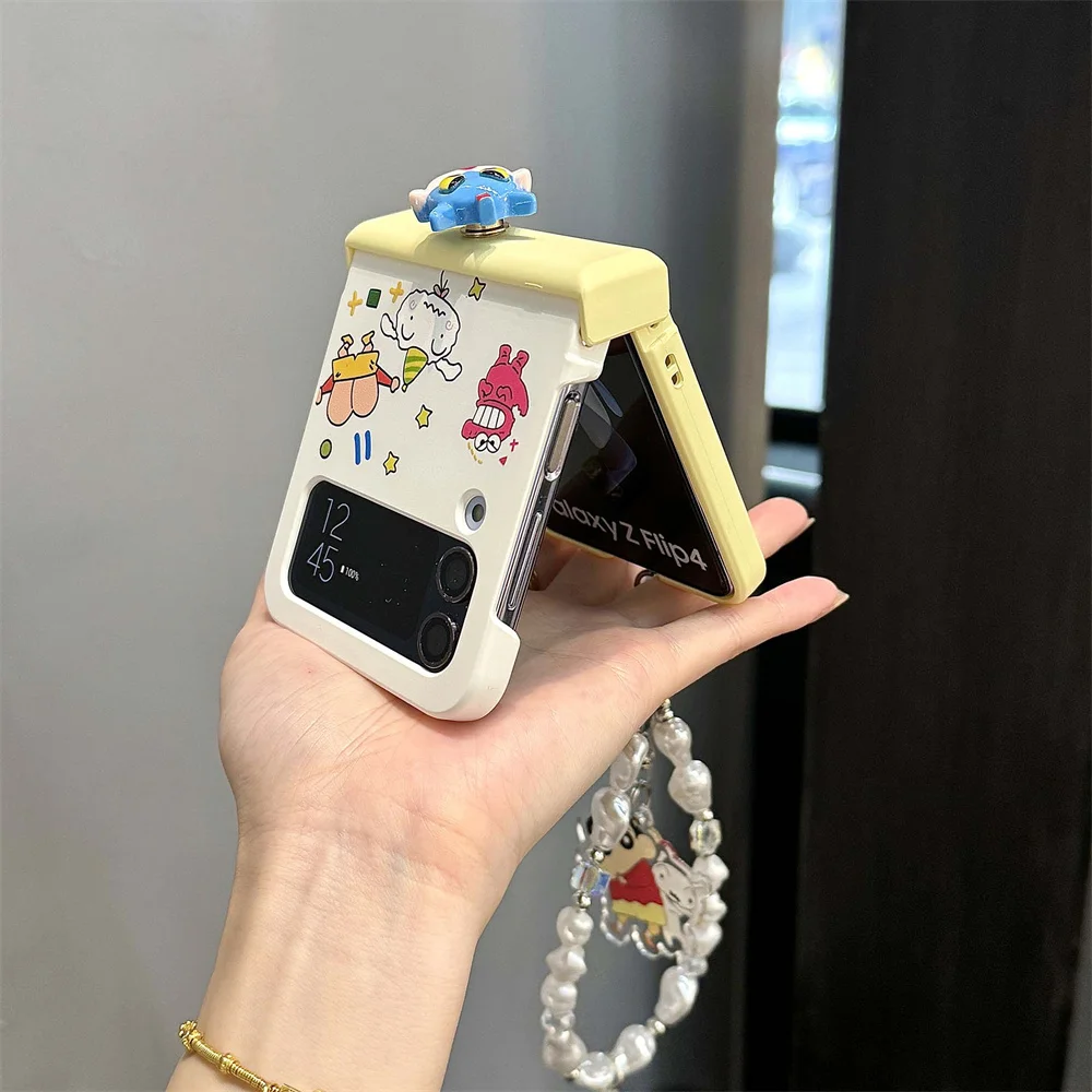 Whimsical Cartoon Shin Chan Luxury Fashion Phone Case - Korean INS Style Protective Cover