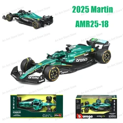 Bburago 1:43 Formula Racing Diecast Alloy Model Car - Static Simulation Collectible Gift (2025 AMR18)