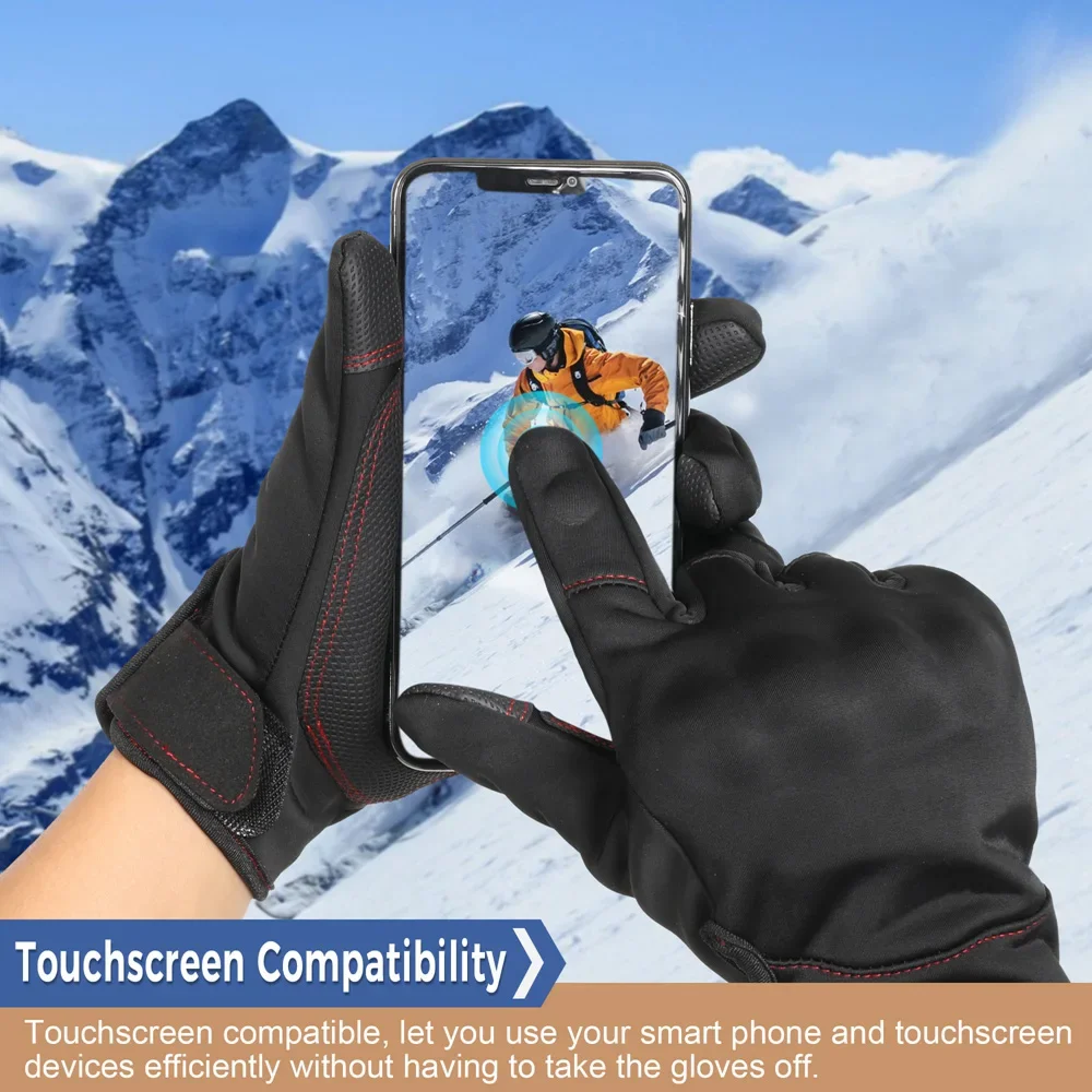 Description Picture 3 of itemTouch Screen Winter Thermal Gloves Winter Sports Outdoor Hiking Camping Hunting Cycling Work Windproof Non-slip Protective Gear