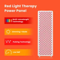 Red Light Therapy, Red Near Infrared LED Panel, 300pcs 3w 5w no  Flicker Free LEDs RL300MAX 1500w 2