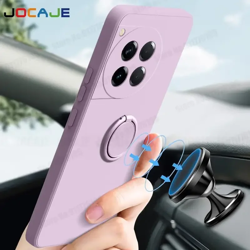 Lanyard Soft Case with Liquid Silicone Ring Holder - Enhanced Phone Cover