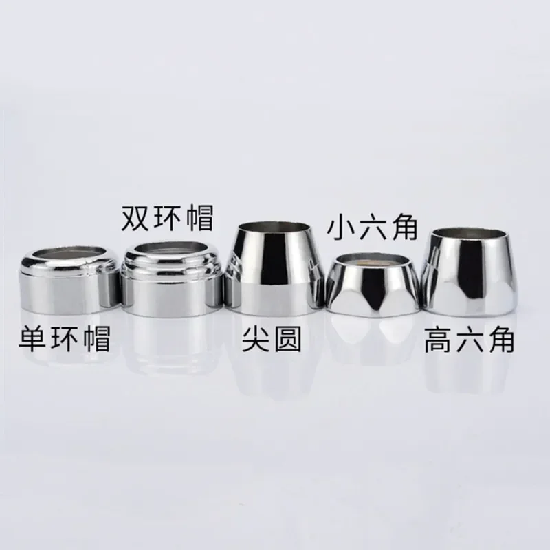 2PC Faucet Universal Outlet Bend Fixed Nut Tap Water Pipe Base Replacement Hole Covers for Kitchen Bathroom Hardware Accessories