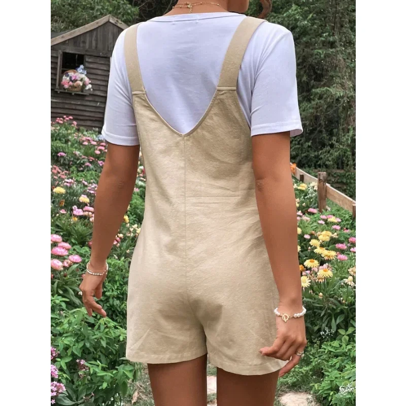 Maternity Jumpsuits Knee-length Plus Size Pregnant Woman Rompers Pregnancy Overalls Cotton Clothes Summer Fashion New