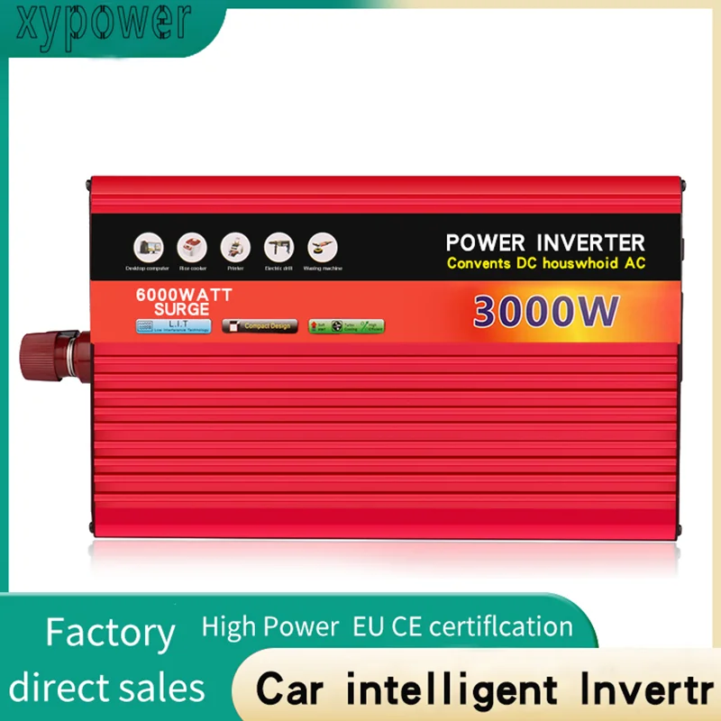 Xy 1500W 1000W Inverter 900W Dc 48V 24V 12V 60V A Ac220V Trasformatore Nominale 1200W Corretto Convertitore Chordal Wave Dc - Ac